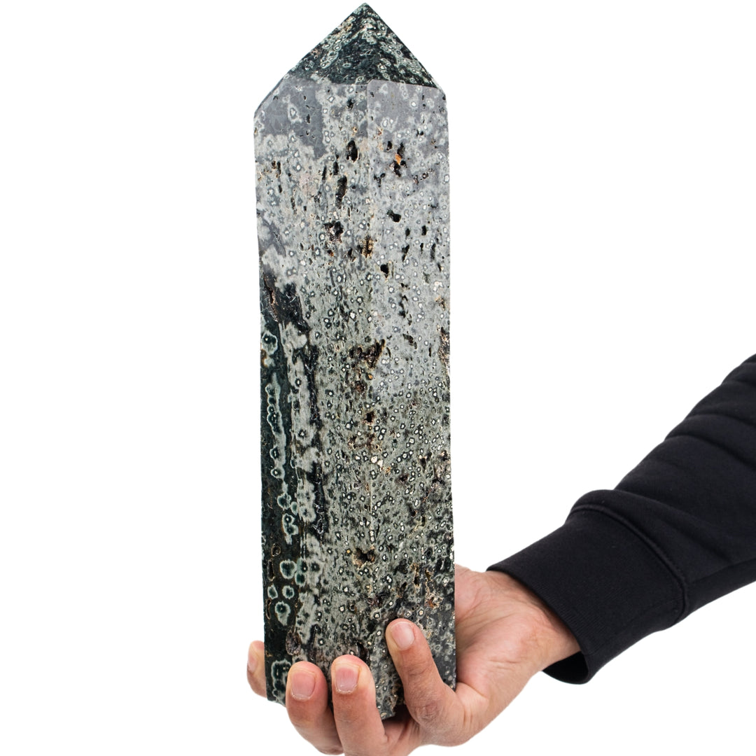 no。020   tourmaline × jasper no。020 tourmaline × jasper Black Tourmaline & Red Jasper Stone