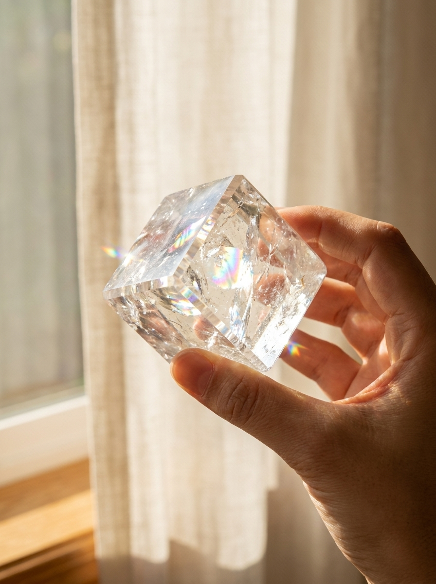 Clear Quartz Cube