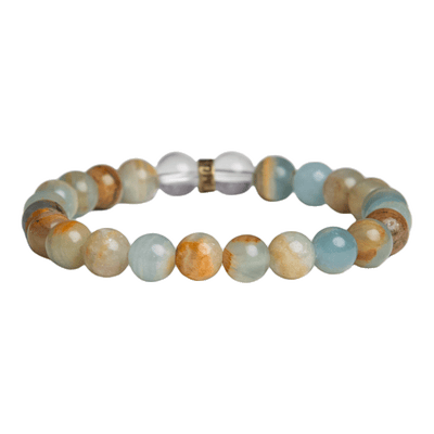 Lemurian Aquatine Calcite Bracelet