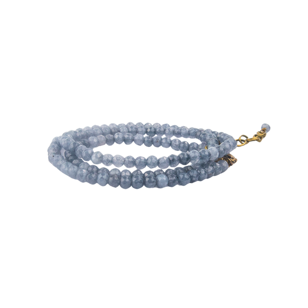 Iolite Convertible Bracelet-Necklace