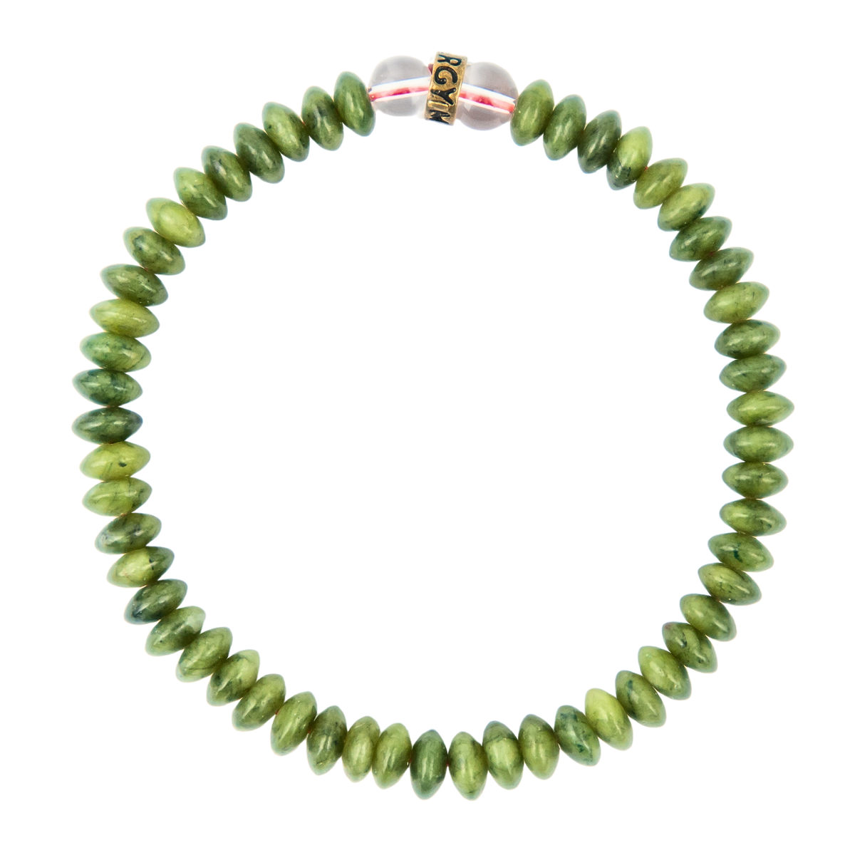 Jade Bracelet with Red String