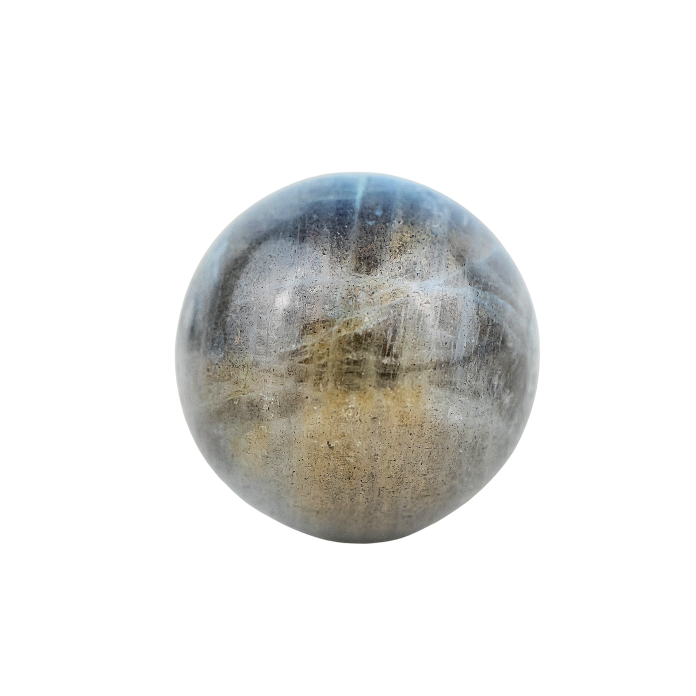 Labradorite Sphere Car Vent Clip