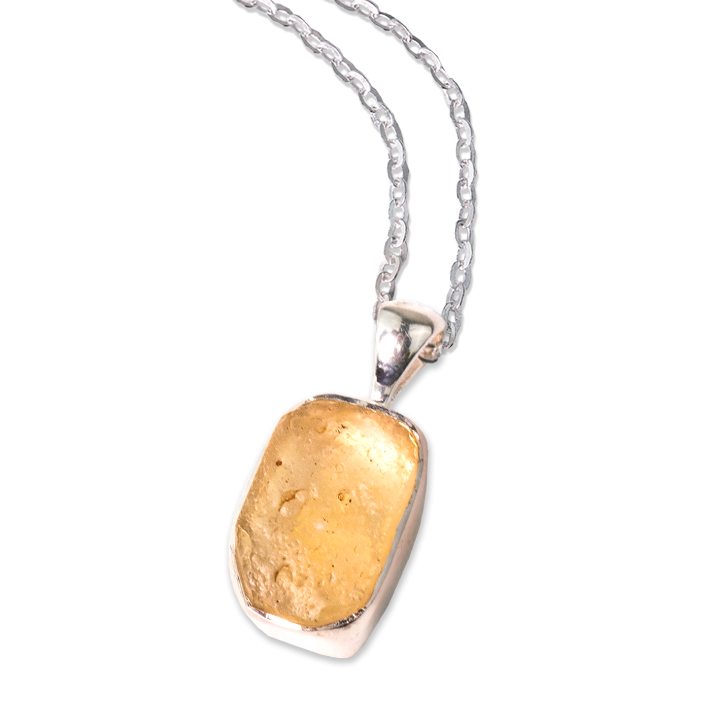 Libyan Gold Tektite Necklace