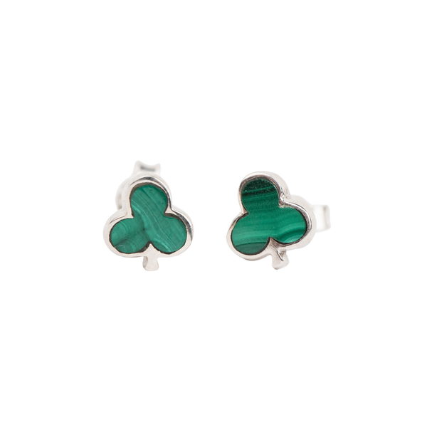 Malachite Club Crystal Earrings
