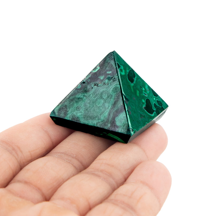 Malachite Pyramid Gemstone 2024