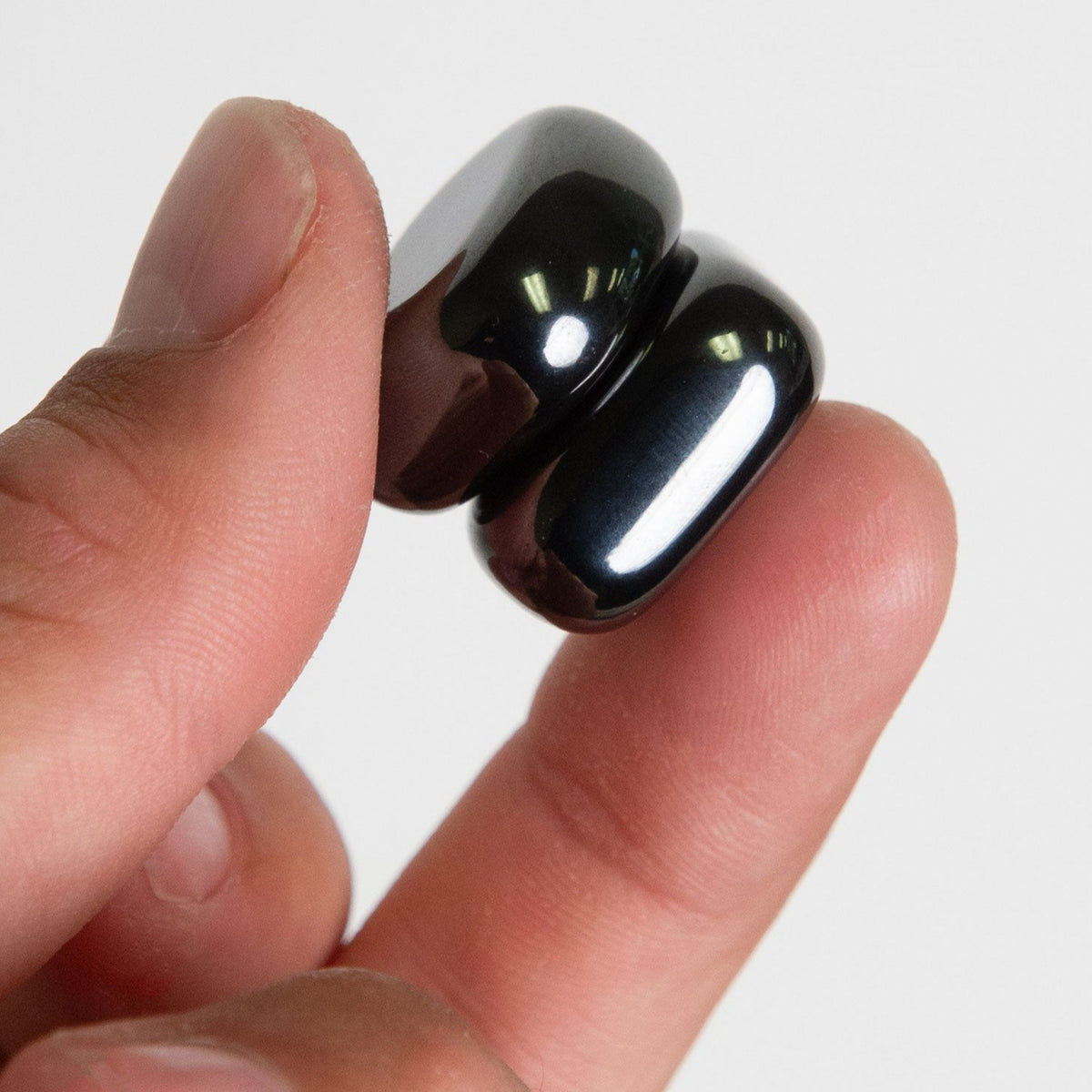 Magnetic Hematite Stone Pair