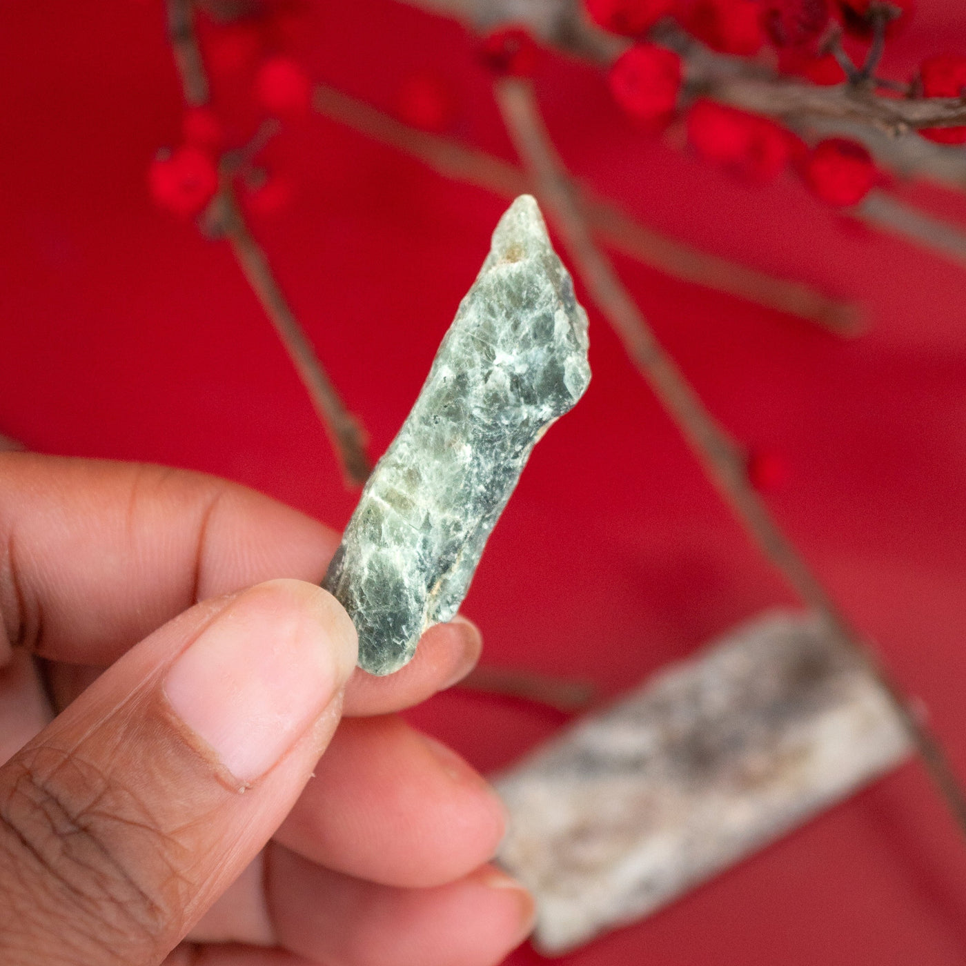 Green Kyanite Crystal