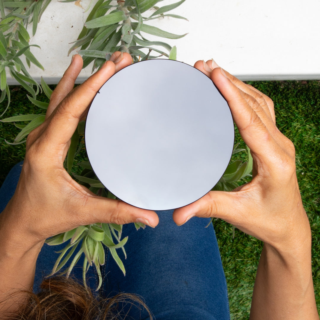 Midnight Lace Obsidian Mirror – Energy Muse