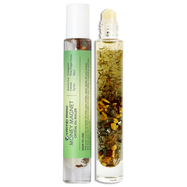 Money Magnet Crystal Oil Roller | Shop Attraction Oils at Energy Muse