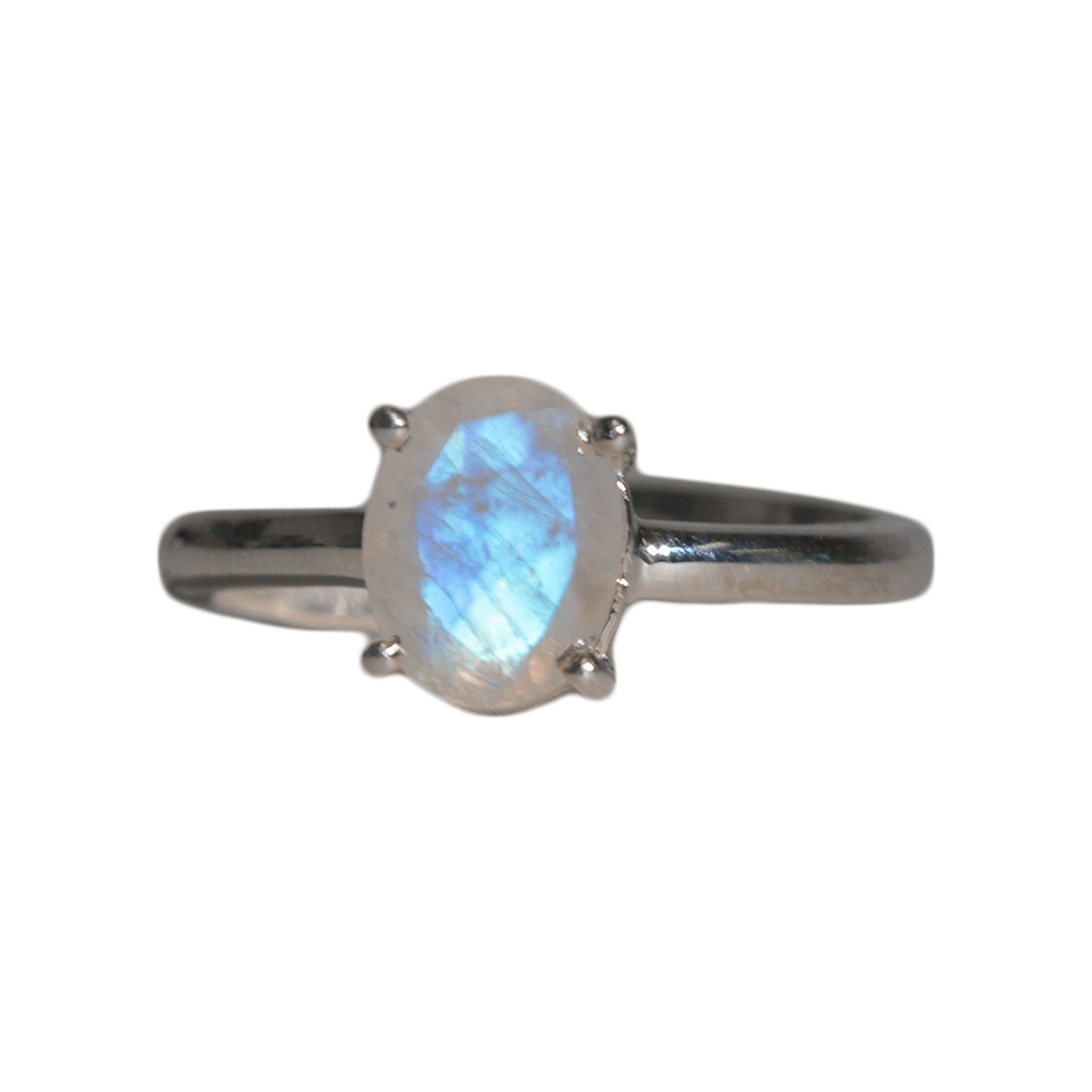Rainbow Moonstone Adjustable Ring
