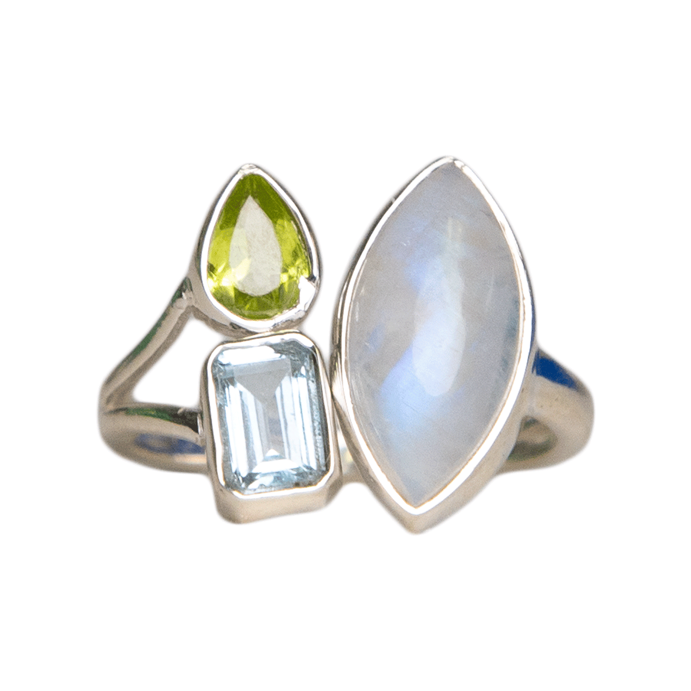 Multi Stone Adjustable Ring
