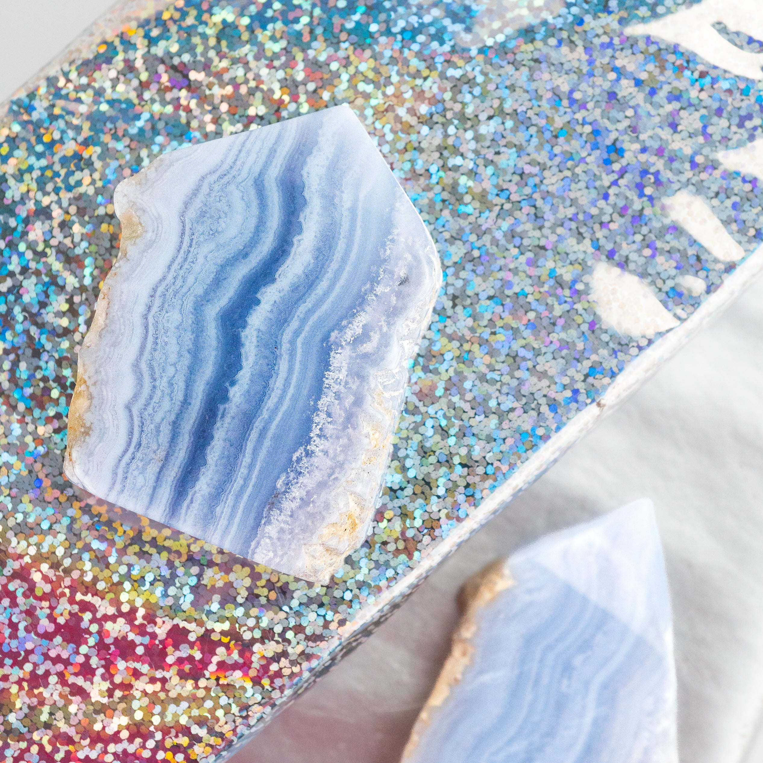 Blue Lace Agate Slab, Shop Blue Lace Agate at Energy Muse