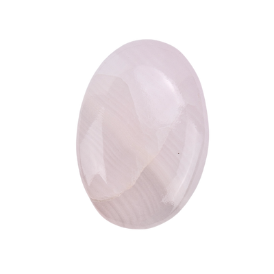 UV Reactive Pink Calcite Worry Stone