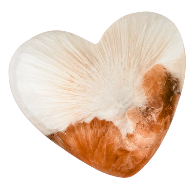 Pink Scolecite Heart