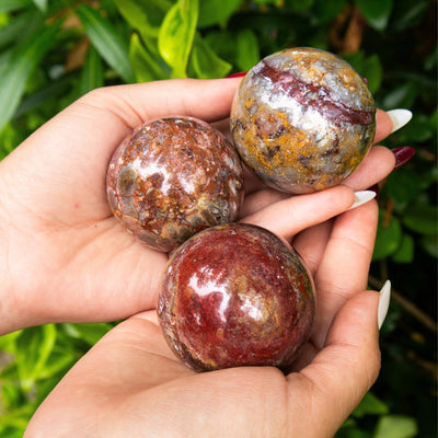 Plum Jasper Sphere