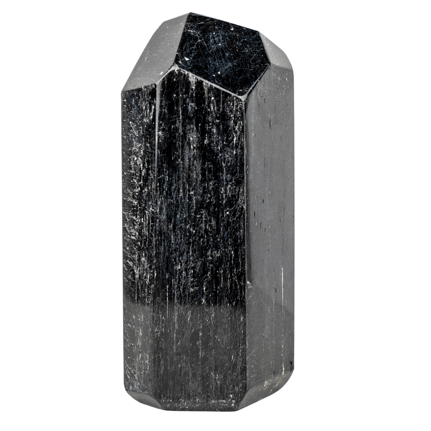 Polished Black Tourmaline Tower