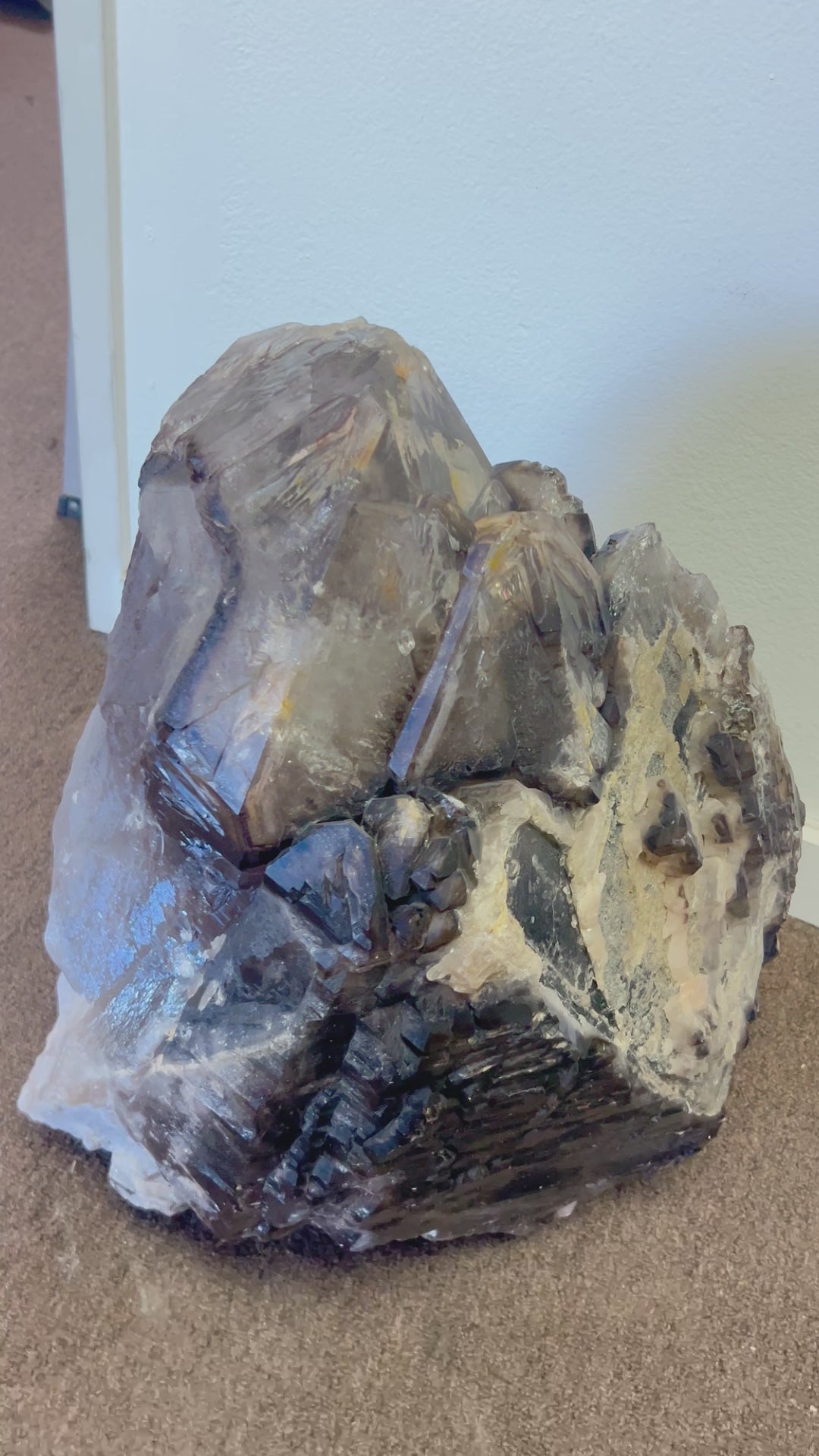 Smoky Elestial Quartz Crystal • 220 lbs