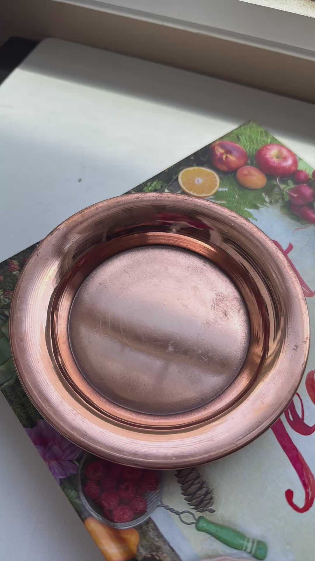 Solid Copper Tray