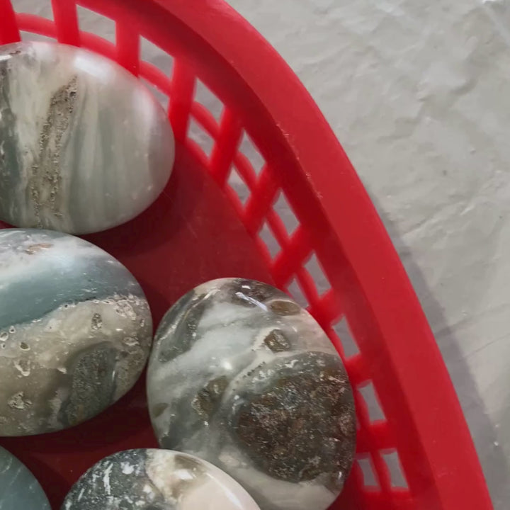 Ocean Picture Stone Touchstone for Calm & Grounding | Energy Muse