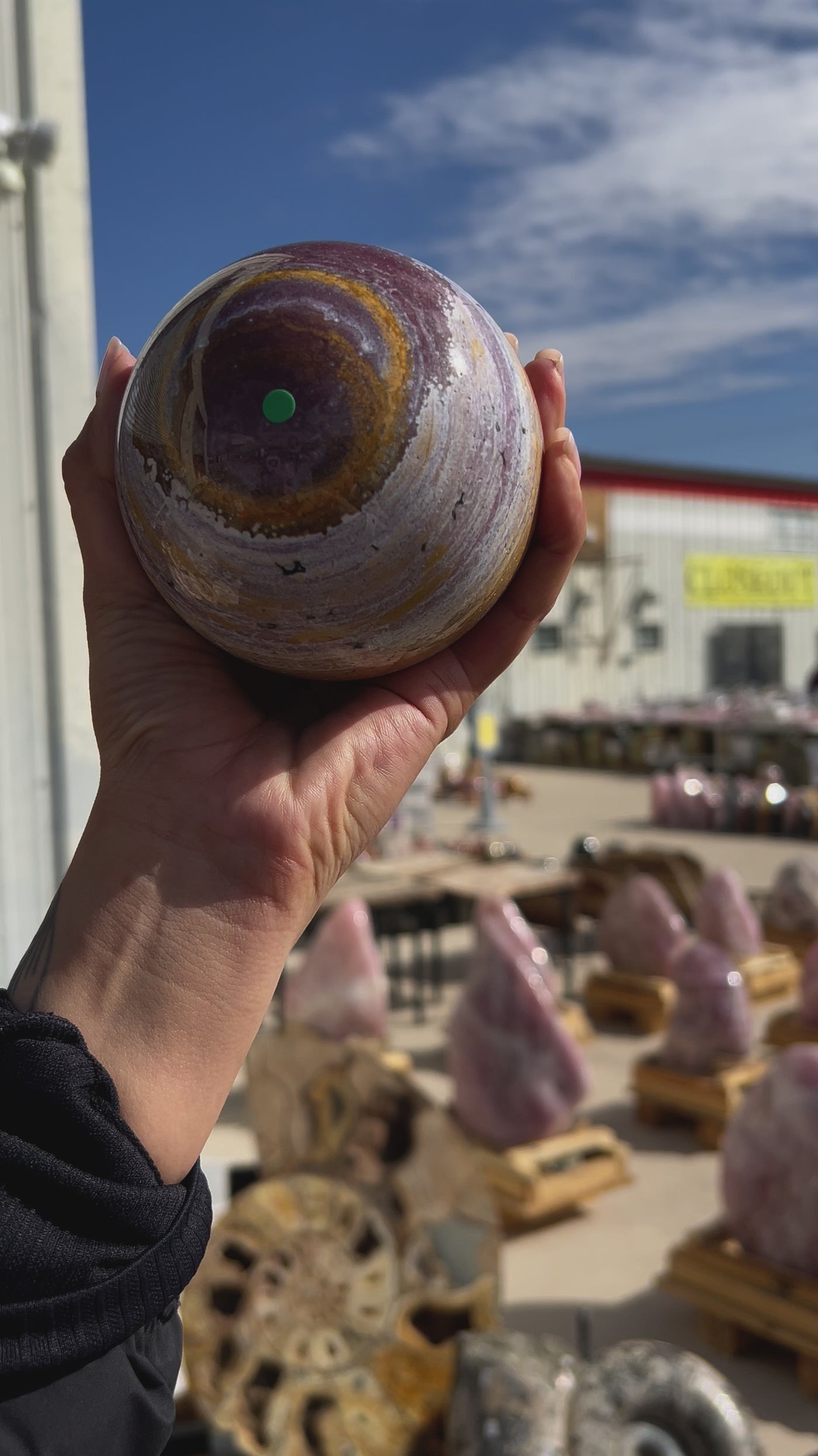 Ocean Jasper Sphere • B