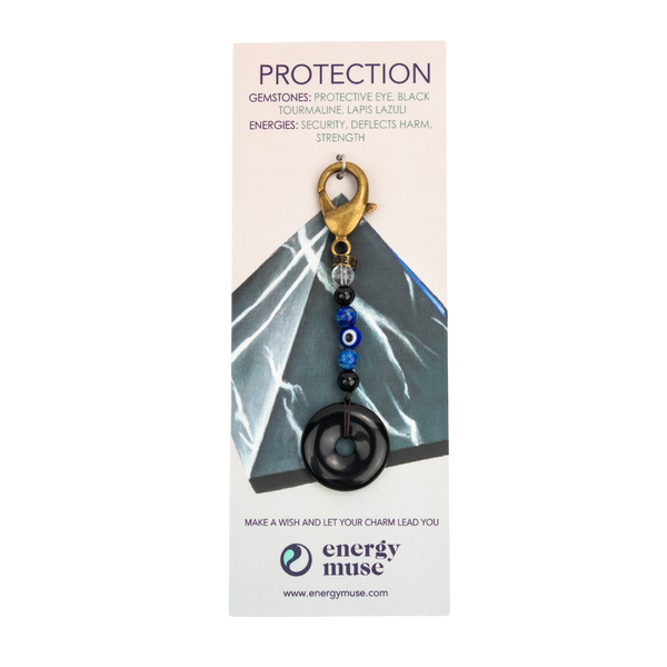 Lazuli ベース、チャーム2点まとめ Protection Charm | Shop Crystal Accessories at Energy Muse
