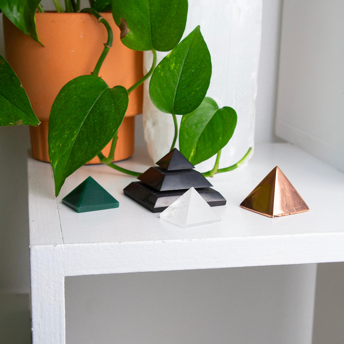 Solid Copper Pyramid