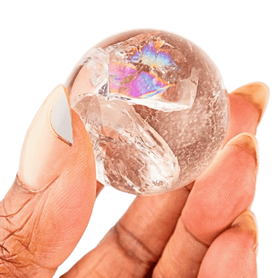 Rainbow Quartz Sphere