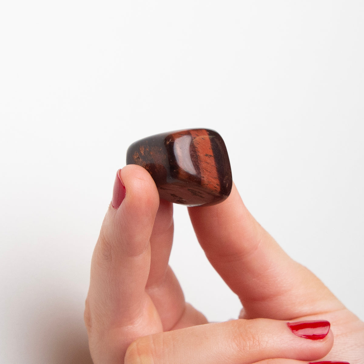 Red Tiger's Eye Tumbled Stone