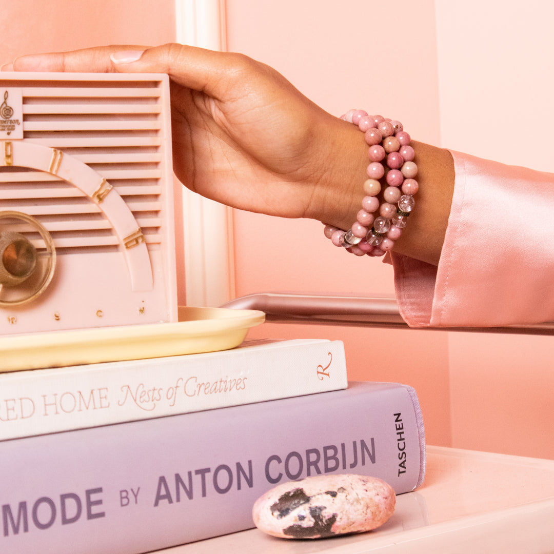 Rhodonite Bracelet, Shop Rhodonite Bracelets at Energy Muse