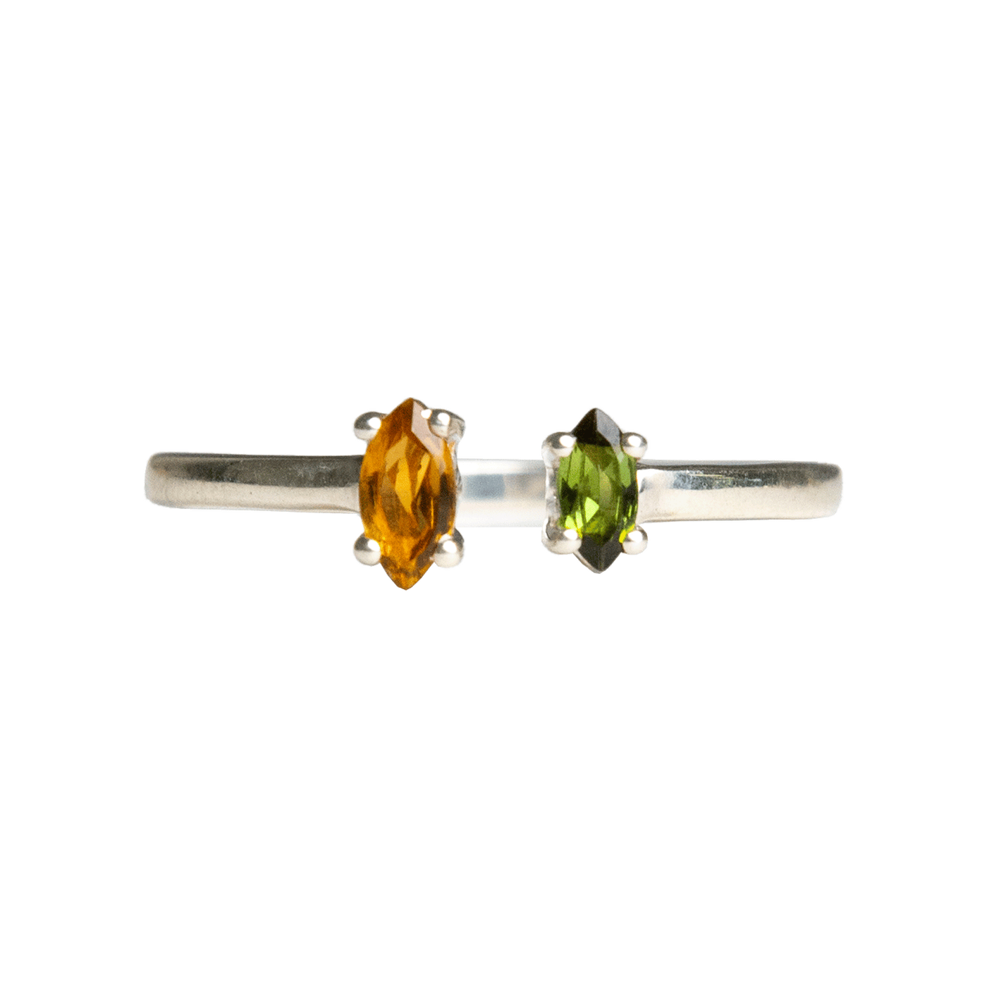 Green & Yellow Tourmaline Ring
