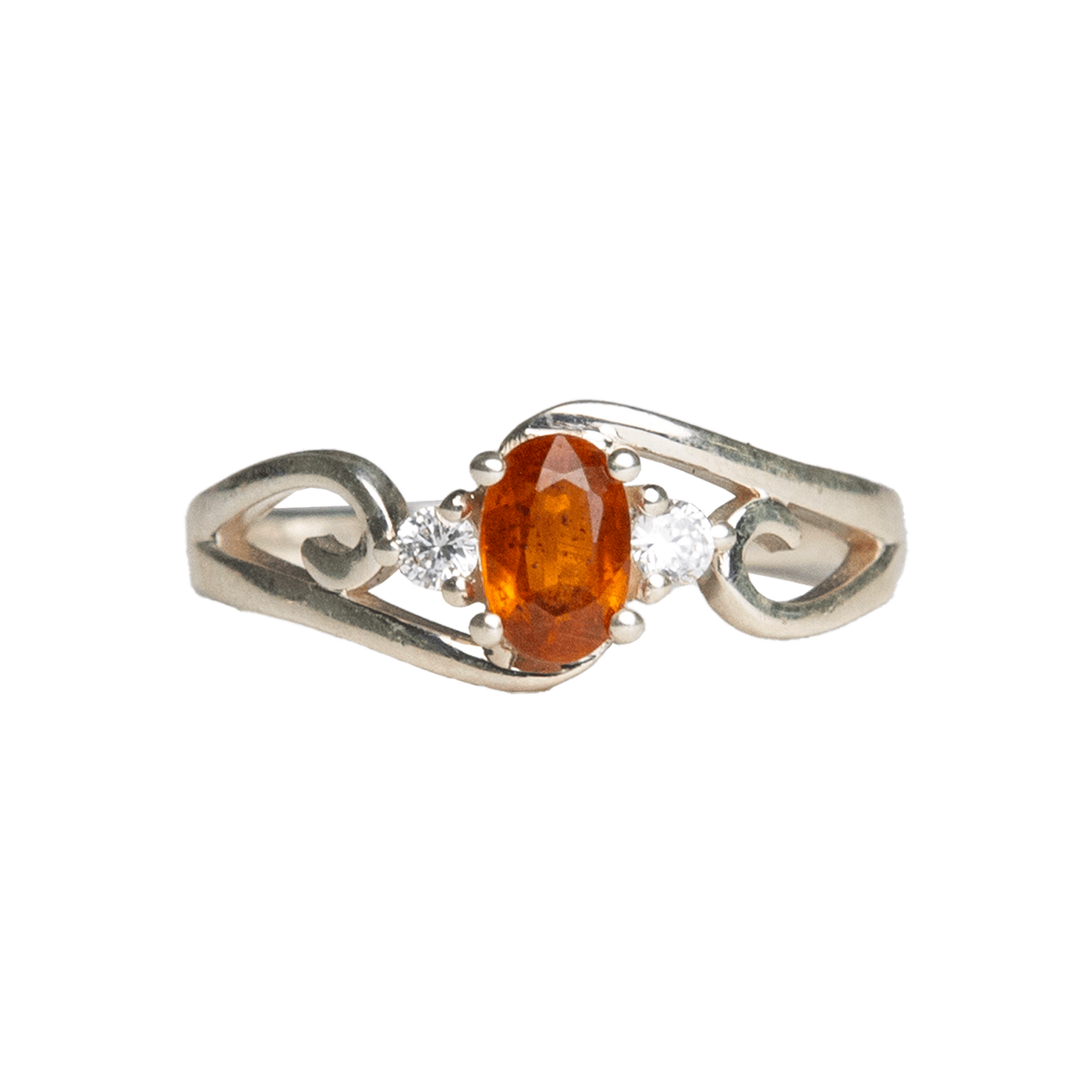 Orange Kyanite Ring