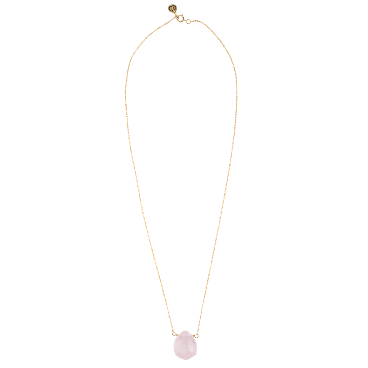 Rose Quartz Crystal Necklace