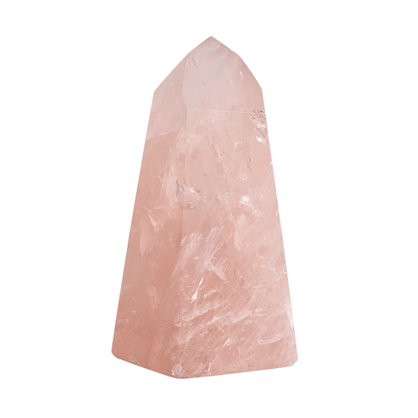 Rose Quartz crystal pillar - Energy Muse