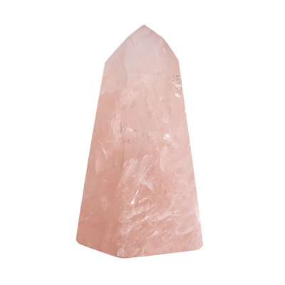 Rose Quartz crystal pillar - Energy Muse