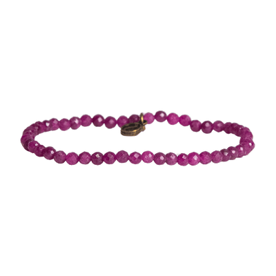 Ruby Mini Gemstone Bracelet