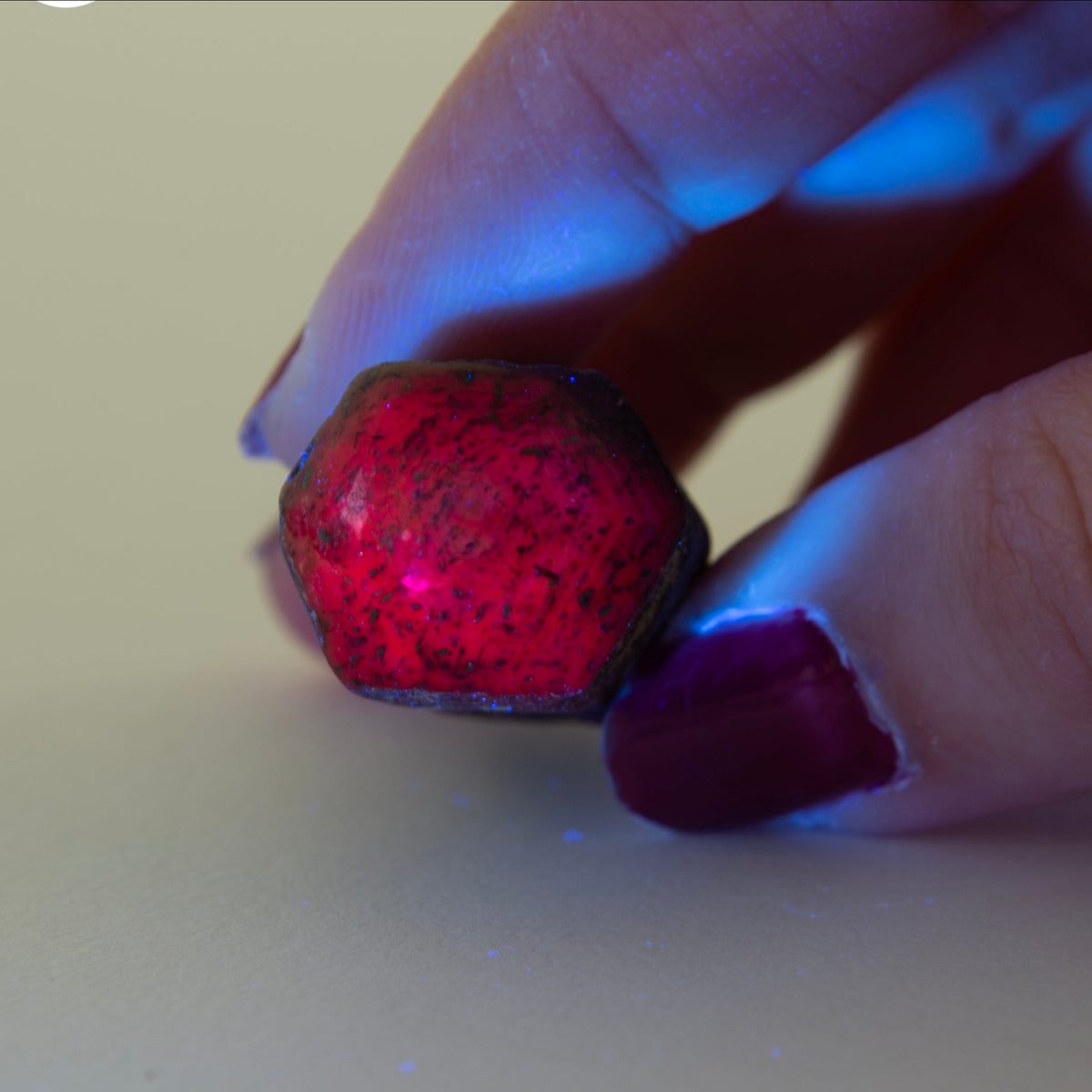 Star Ruby Corundum Crystal