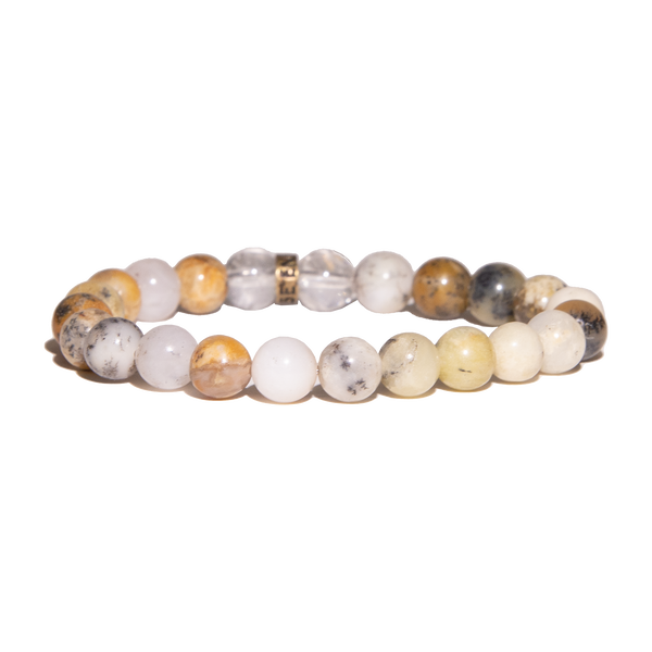 Golden Sage Agate Bracelet