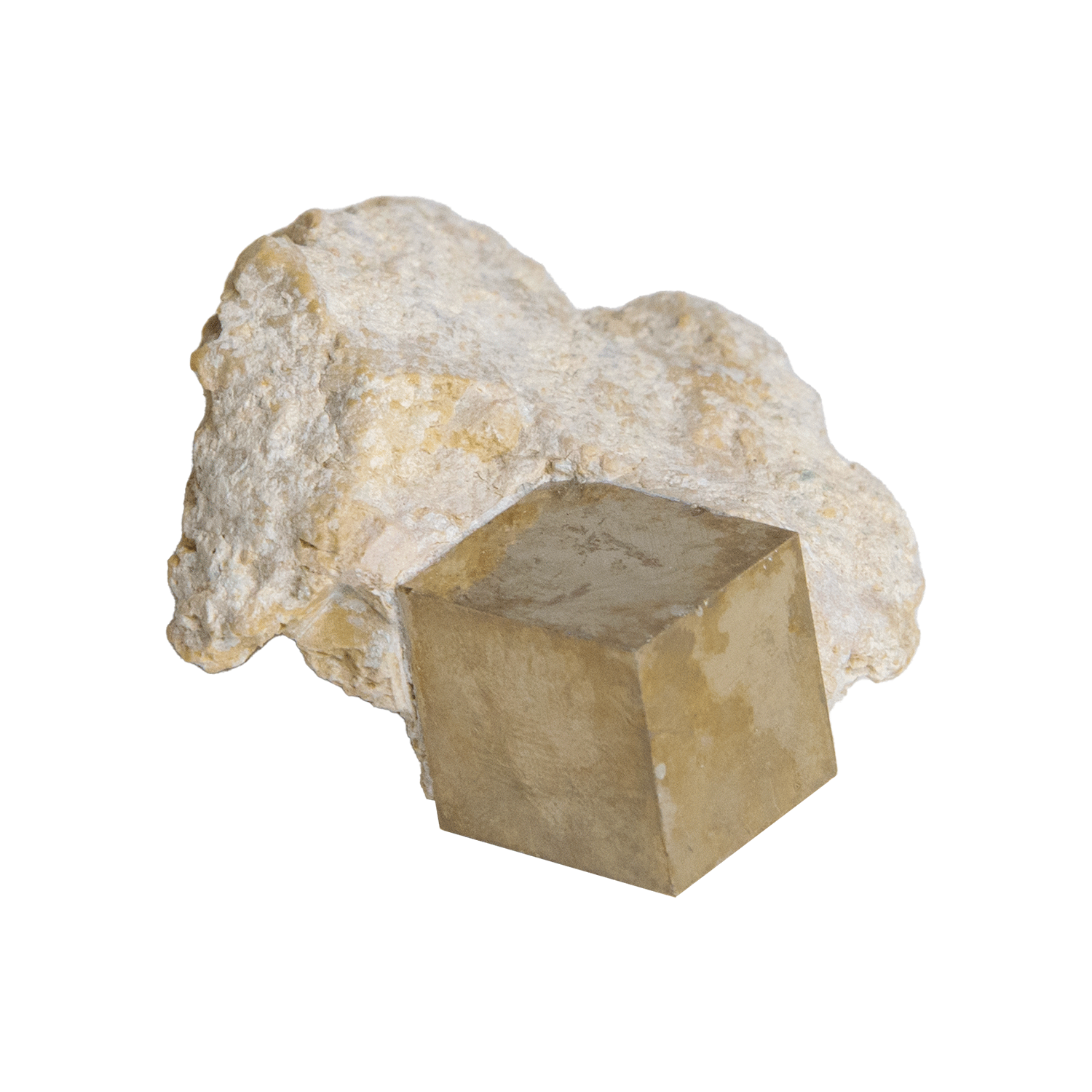 Natural Pyrite Cube in Matrix | Shop Pyrite at Energy Muse