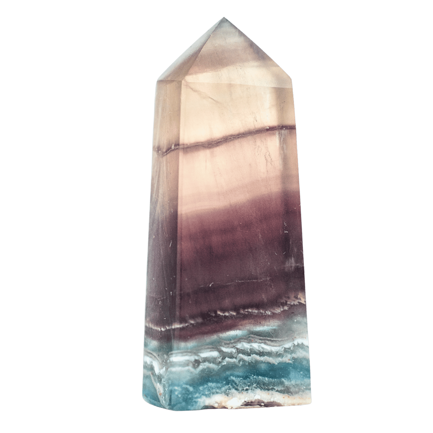 Smoky Fluorite Point