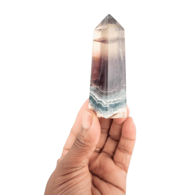 Smoky Fluorite Point