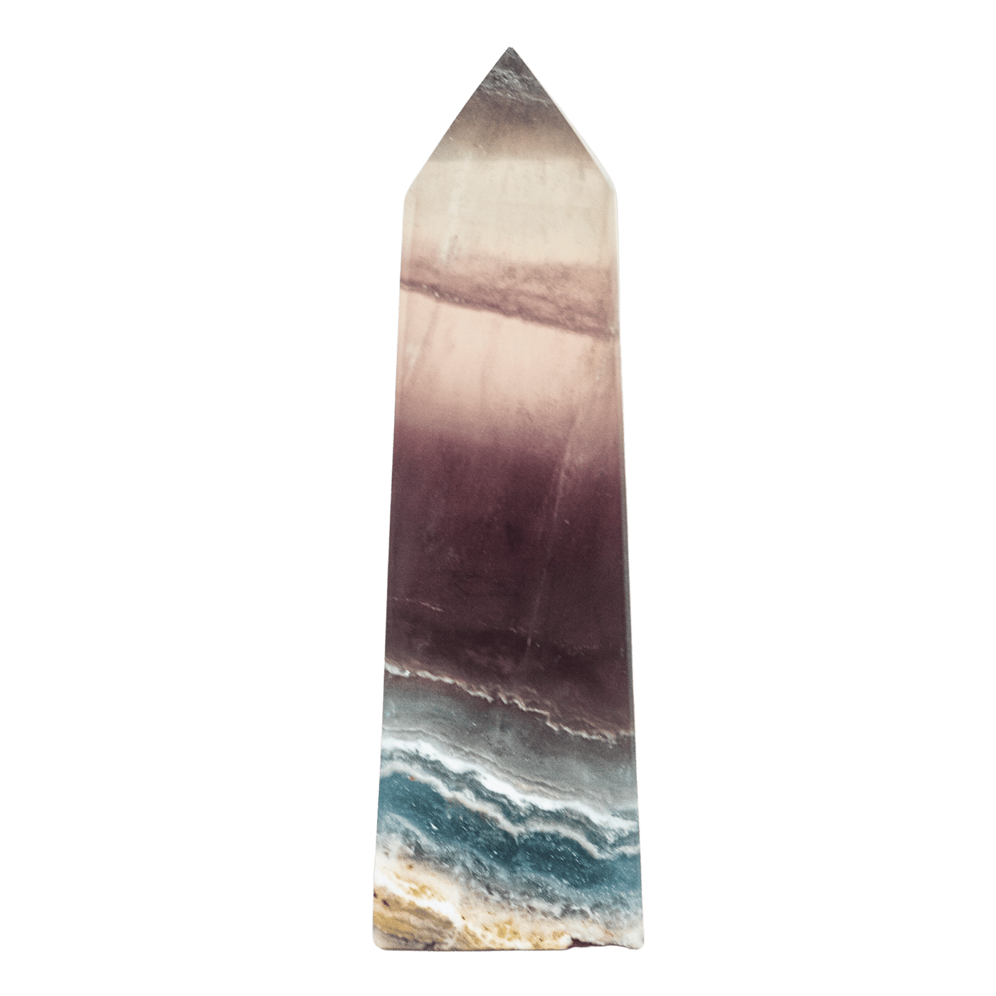 Smoky Fluorite Point