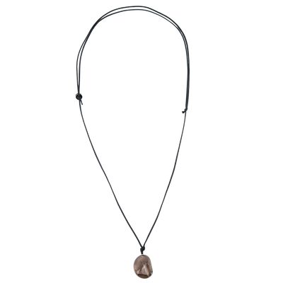 Smoky Quartz Adjustable Necklace