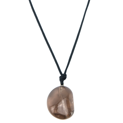 Smoky Quartz Adjustable Necklace