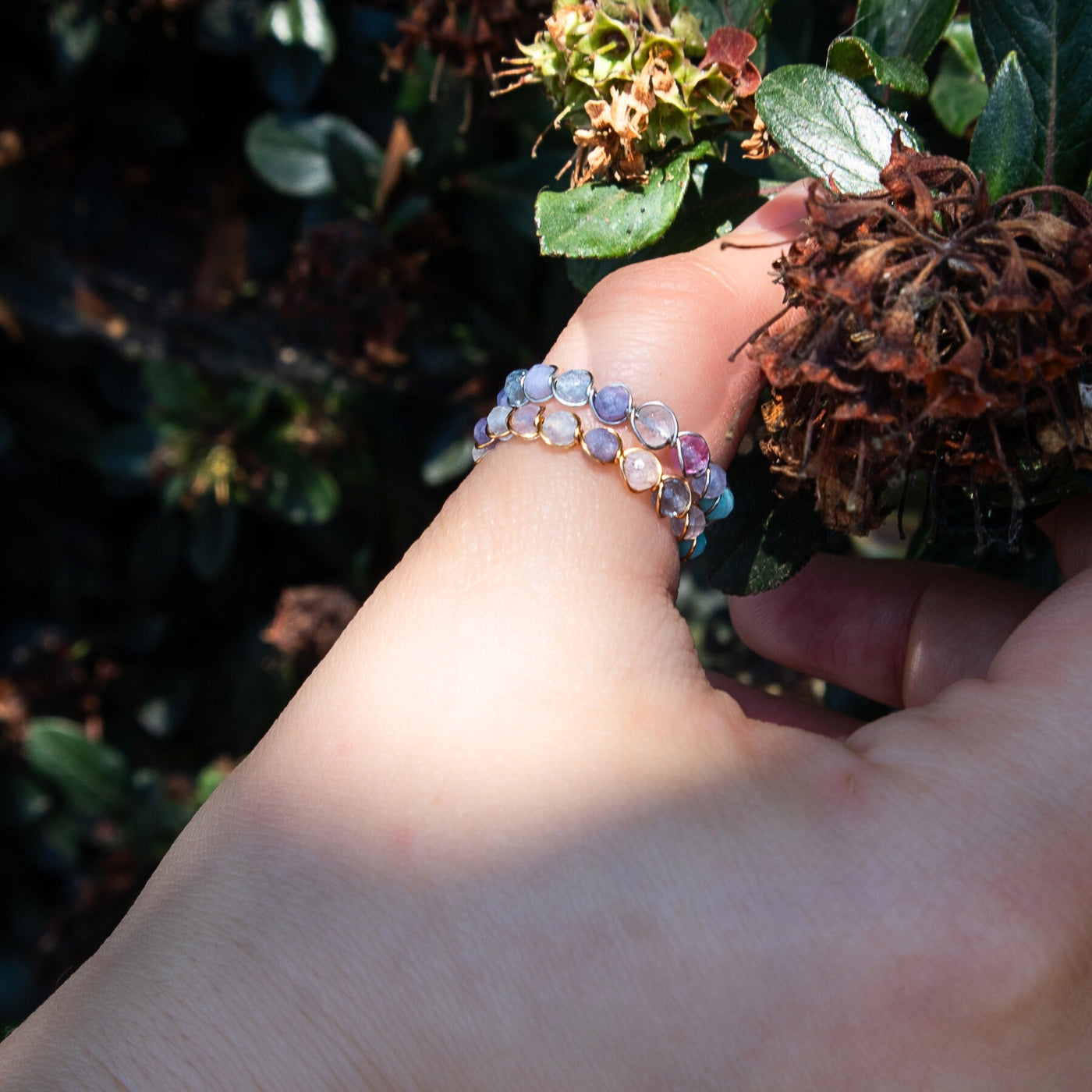 Stress Relief Crystal Ring