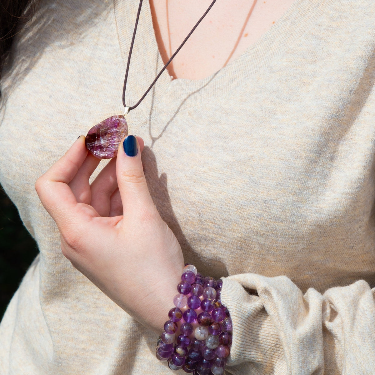 Super Seven Pendant Necklace