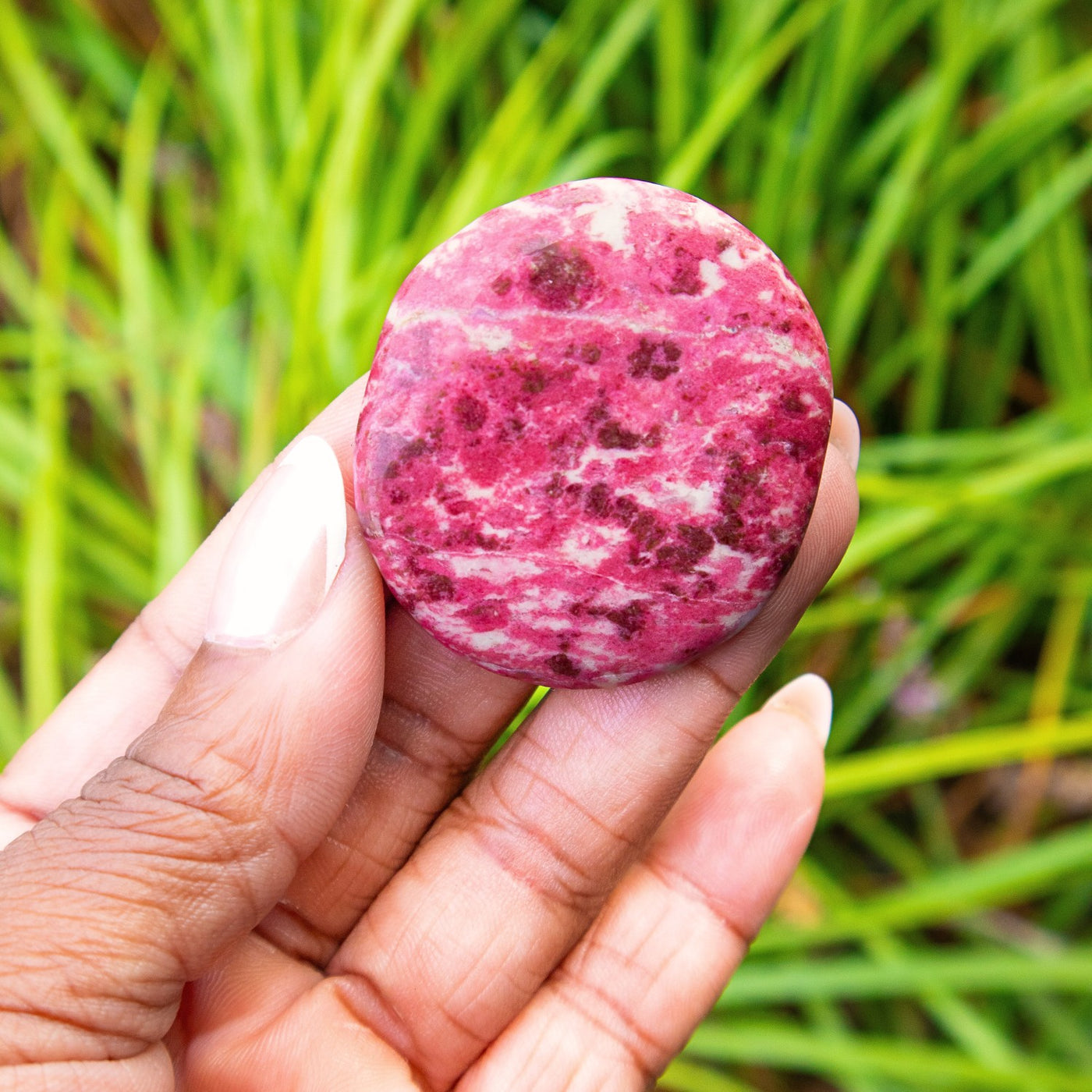 Thulite Pocket Stone