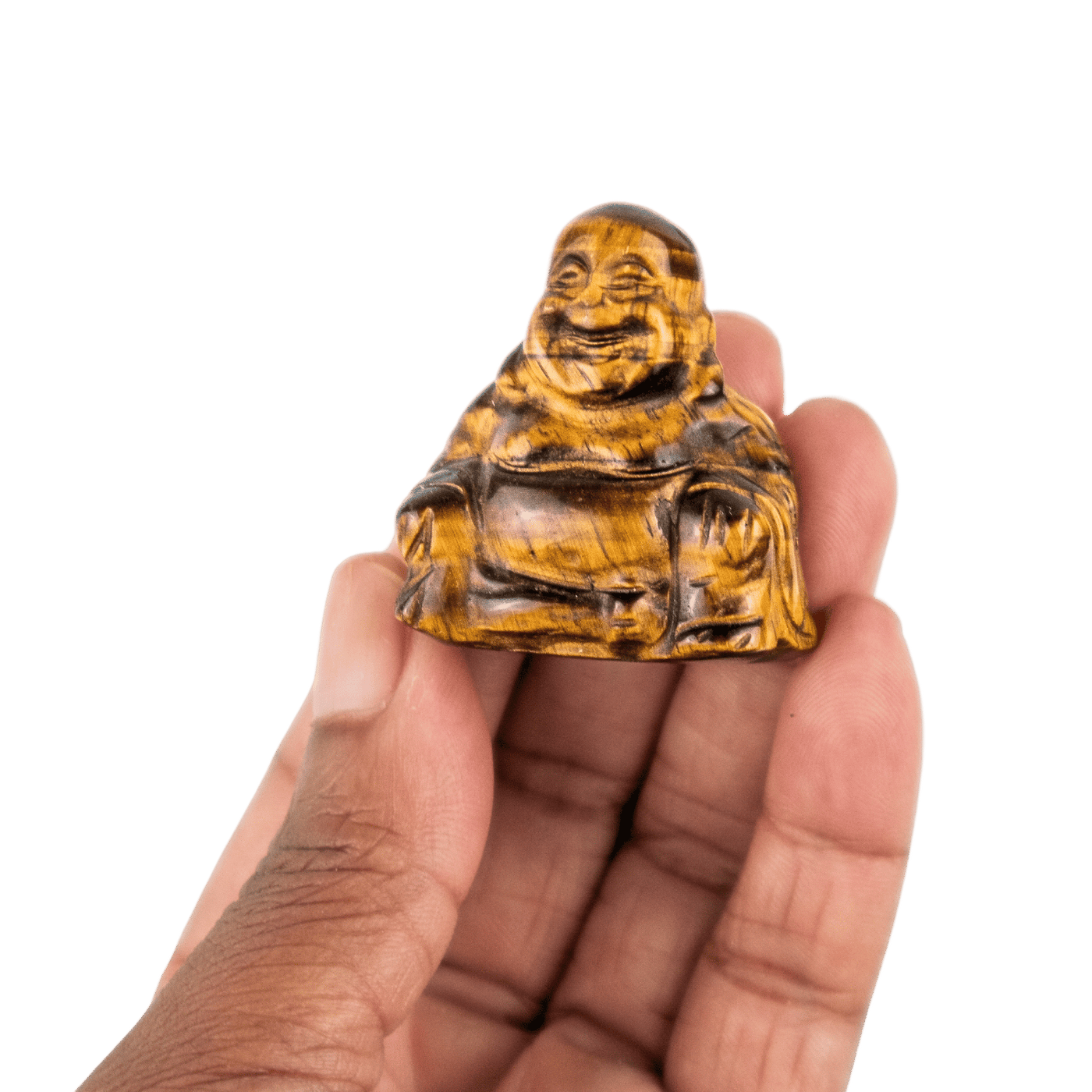 Tiger's Eye Laughing Buddha