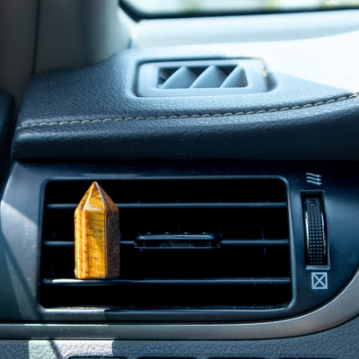 Tiger's Eye Car Vent Clip