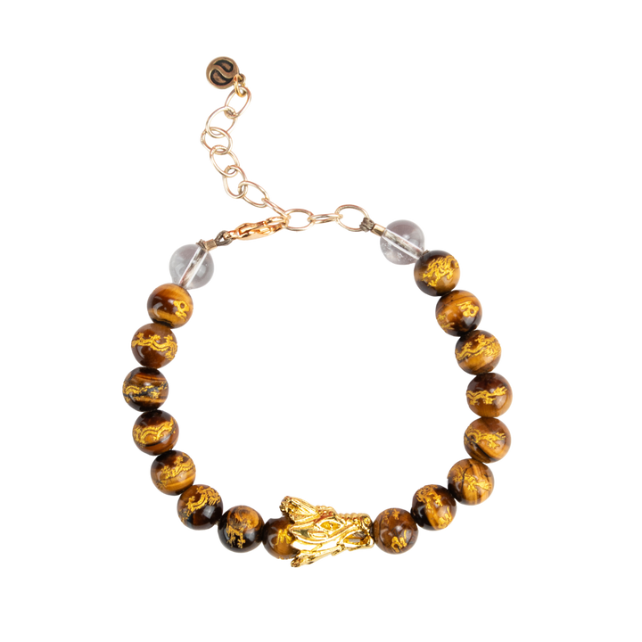 Year of the Dragon Bracelet, Shop Tiger's Eye Jewelry at Energy Muse