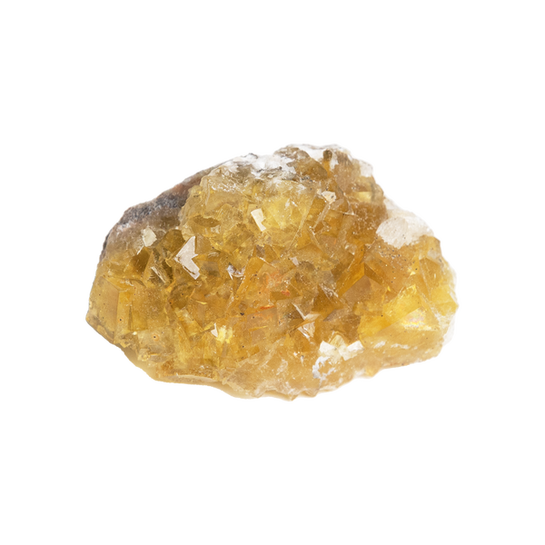 Yellow Fluorite Crystal